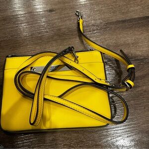 Guess Vibrant Yellow Clutch